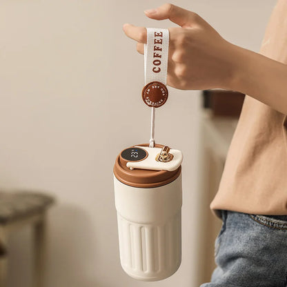 Thermosflasche mit Temperaturanzeige