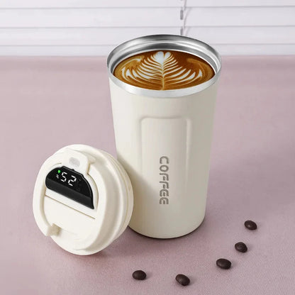 Thermosflasche mit Temperaturanzeige