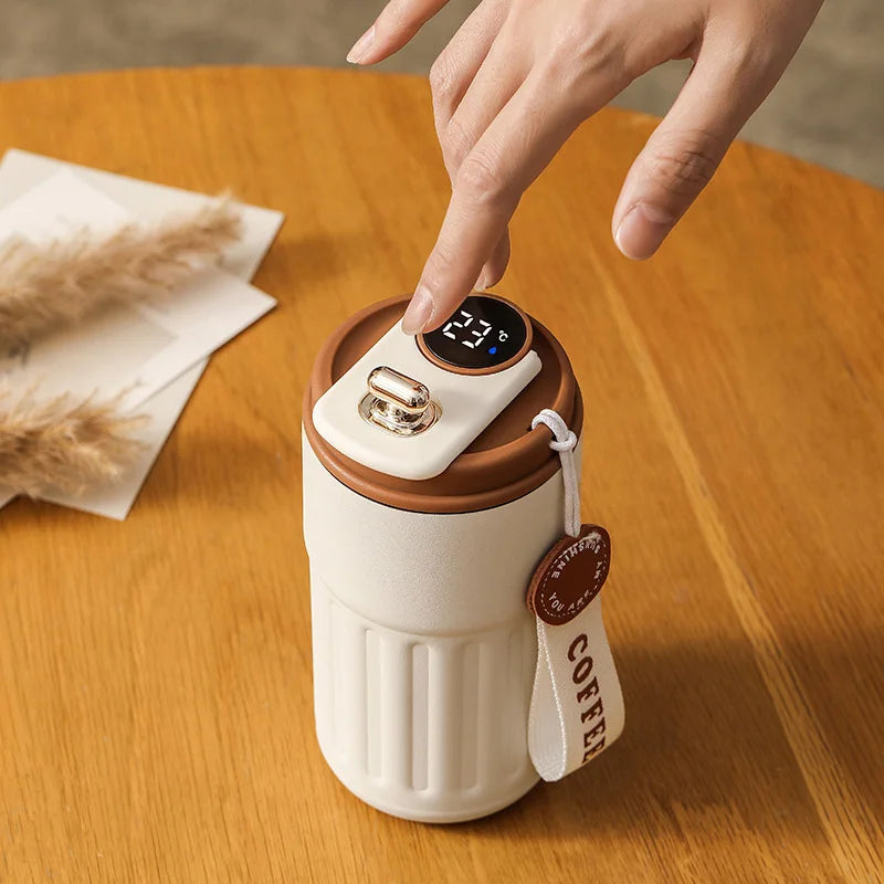 Thermosflasche mit Temperaturanzeige