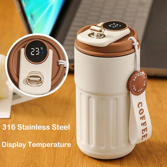 Thermosflasche mit Temperaturanzeige